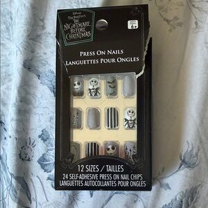 The Nightmare Before Christmas Jack Skellington Press on Nails